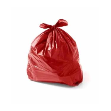 Imagem de Sacos de Lixo Colorido 100 Litros - 100 Unidades Versáteis para Separação de Resíduos Domésticos e Comerciais, Uso Prático (VERMELHO)