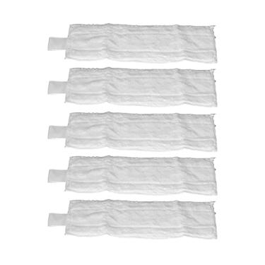 Imagem de Acouto 5 Peças de Acessórios de Piso para Esfregão de Microfibra Reutilizáveis, Compatíveis Com SC2, SC3, SC4, SC5 - Alta Absorção, Lavável, Fácil de Instalar, Prolonga a Vida útil