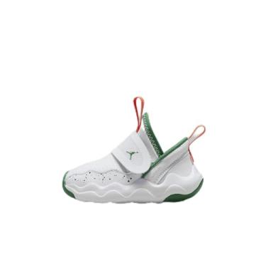 Imagem de Tênis Jordan 23/7 para bebês/bebês (DQ9294-018, cinza futebol/branco/laranja blaze/verde pinheiro), Cinza futebol/branco/laranja Blaze/verde pinho, 10 Toddler