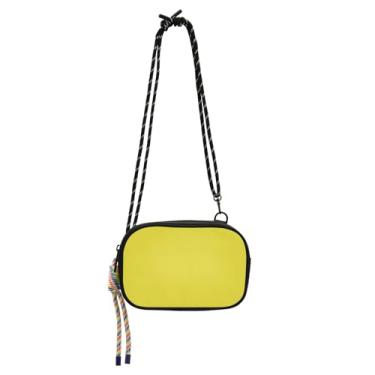 Imagem de ODAWA Minisbolsa carteira azul mineral com alça de corda ajustável para meninas adolescentes, Mimosa, One Size