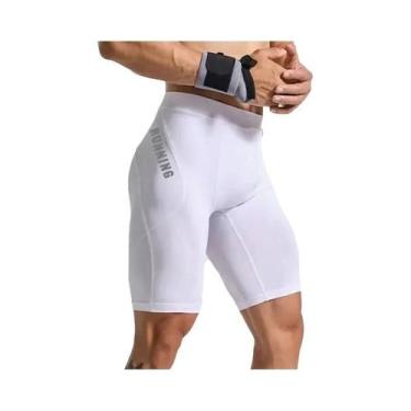 Imagem de Shorts De Compressão Para Treino De Musculação Masculina, Leggings Jus