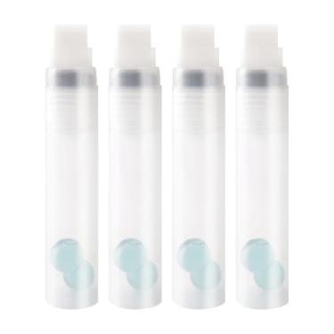 Imagem de Canetas de tinta branca marcador de acrílico vazio 15 mm permanente transparente caneta marcador branco grande marcadores vazios recarregáveis para pintura em rocha madeira cerâmica metálica grafite