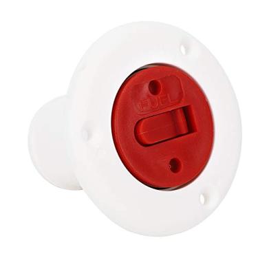 Imagem de KIMISS Porta de Enchimento/enchimento do Convés de Barco Em Plástico ABS para Tanque de Combustível de Gás Com Tampa de Chave - Ideal para Iates e Autocaravanas - Logotipo Fosco FUEL Tampa Conectada