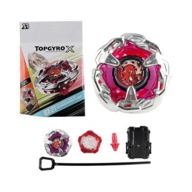 Imagem de Bey BX Gyro Metal Evolution Battle Spinning Top Starter com lançador R