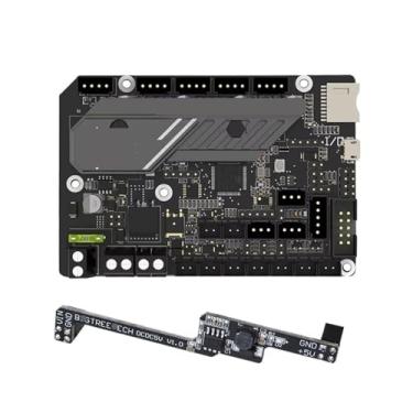 Imagem de Placa-mãe skr mini e3 v3.0 com tmc2209 uart, placa principal de impressora 3d vs skr 2, compatível com ender 3 ender 5 pro cr 10(With DCDC5V)