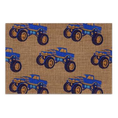 Imagem de Quebra-cabeça adulto azul com estampa de Monster Truck Toys 500 peças decoração de arte animal presentes exclusivos para família elefante branco presentes, 51 x 35 centímetros