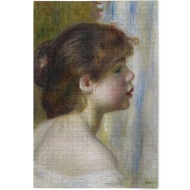 Imagem de Auguste Renoir Prints, jovem, adultos, quebra-cabeça 500 peças, decoração de casa, arte, paisagem, quebra-cabeças, jogo personalizado, engraçado, 52 x 37,8 cm
