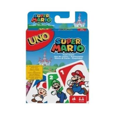 Imagem de Jogo De Cartas Clássico Mattel UNO Solitaire Edição Padrão Para Festas