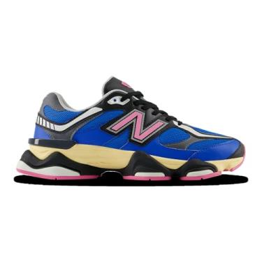 Imagem de New Balance 9060 Tênis masculino, Blue Oasis, rosa verdadeiro, âmbar lavado, 41