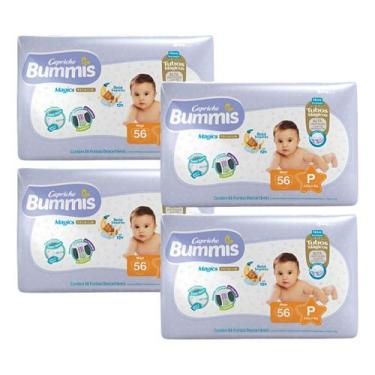 Imagem de Kit 4 Fralda Bummis Mega Todos os tamanhos - Capricho, Pequeno (P)