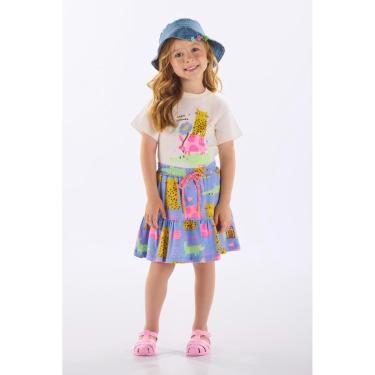 Imagem de Conjunto Infantil com Blusa e Saia Up Baby-Feminino