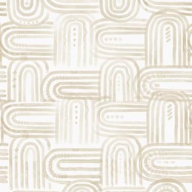 Imagem de XiaoDeYouth Papel de parede Boho Peel and Stick bege claro e branco papel de parede geométrico 43,9 cm x 508 cm papel de parede removível de vinil autoadesivo para armários quarto