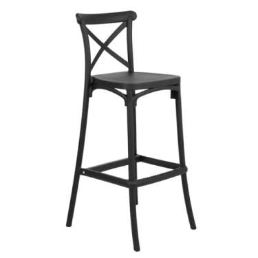 Imagem de Banqueta Alta Cross Katrina Cozinha Bancada