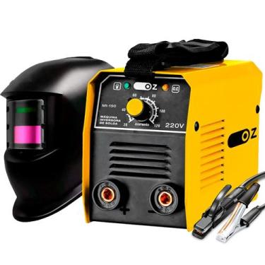 Imagem de Maquina De Solda Inversora Eletrica Portátil Mma + Mascara de Solda - 