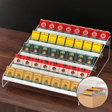 Imagem de Empurradores automáticos para exibição de tabaco - Suporte de caixa de cigarro de acrílico para fósforos Loja Empurradores automáticos Charuto para lojas de conveniência, postos de gasolina ou lojas