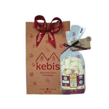 Imagem de Kit Presente Biscoito Caseiro Maisena com raspas de Limão - Kebis