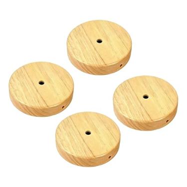 Imagem de Gralara Conjunto de 4 peças de canoplas para luminárias pendentes, lustres e luminárias de teto.