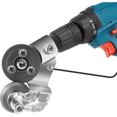 Imagem de Broca Elétrica Reajuste Cortador De Placa De Liga De Aço Adaptador De Tesoura Para Corte De Folhas De Metal