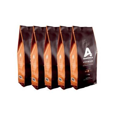 Imagem de Kit 5kg Café Grãos América Premium