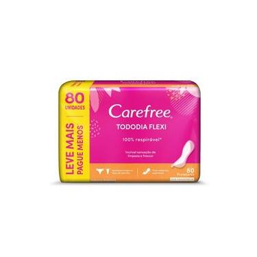 Imagem de Protetor Diário Carefree Todo Dia Flexi sem Perfume Leve 80 Pague 60