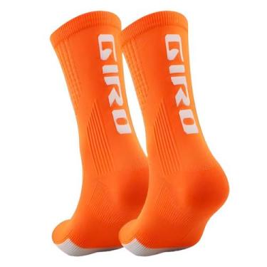 Imagem de Meia Esportiva Ciclismo Corrida Respiráveis Compressão Unisexx Cor:Lar