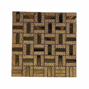 Imagem de Pastilha De Vidro Adesiva Parede Cozinha Lavabo Banheiro Sala Facil Aplicacao Decorativa Moderna Requintado Reforma