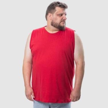 Imagem de Camiseta Regata masculina algodão plus size Machão Grande-Masculino