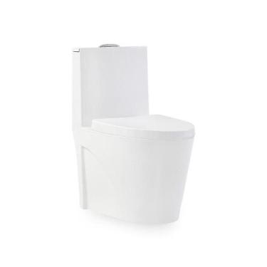 Imagem de Kit Vaso Sanitário Monobloco Modaza Luxus, Duplo Acionamento 3/6 Litro