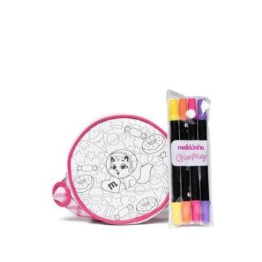 Imagem de Bolsa Infantil Molekinha Color Play Branco/pink-Feminino