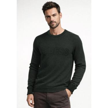 Imagem de Suéter de Tricot Eco Logo Relevo Verde-Masculino
