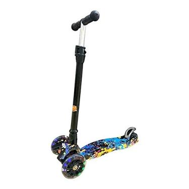 Imagem de Patinete Flash Radical Ajustável com Luz Rodas até 40kg, DM Radical