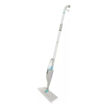 Imagem de Esfregão Spray Cinza Microfibra Celeste com Reservatório - Congratulat