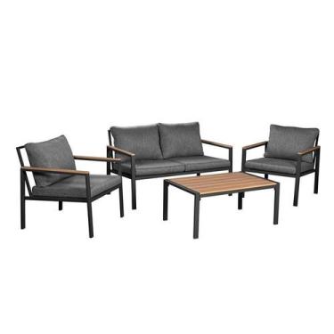 Imagem de Conjunto para Jardim com 1 Sofá 2 Poltronas e 1 Mesa Oasis - Rivatti