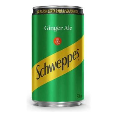 Imagem de Ginger Ale Schweppes Fardo 6 Latas De 220ml
