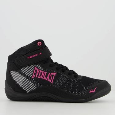 Imagem de Tênis Everlast Forceknit 4 Feminino Preto e Rosa-Feminino