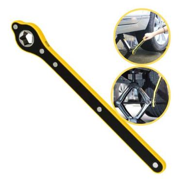 Imagem de Chave Catraca Universal Para Macaco De Carro / Troca De Pneu - Nebi Ma