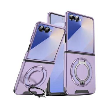 Imagem de 360 graus Capa Protetora Magnética Antichoque Para Samsung Z Flip 6 7 
