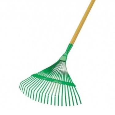 Imagem de Vassoura Ancinho Verde Com Cabo Fj1011 - 2930069 - Trapp Vassoura Anci