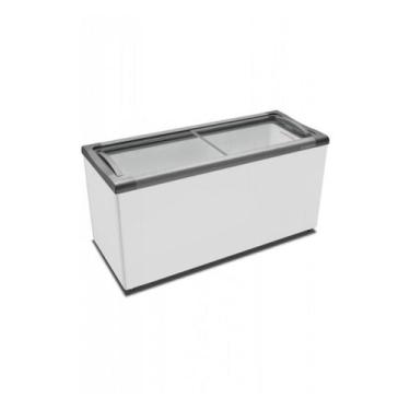 Imagem de Freezer Horizontal Metalfrio 505 Litros tampa de vidro Supra Branco NF