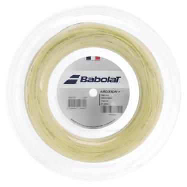Imagem de Corda Babolat Addixion + 16 1.30mm Natural - Rolo Com 200 Metros