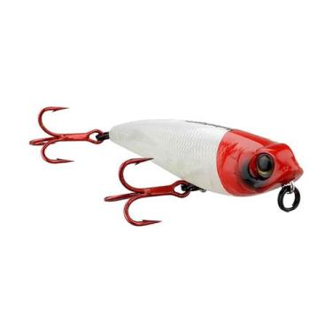 Imagem de Isca Artifical Marine Sports Superfície Ztop 86, Branco, Vermelho