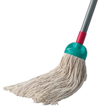 Imagem de Mop Esfregão Noviça de Algodão para Pisos Rústicos e Acimentados Limpeza Molhada Branco Bettanin