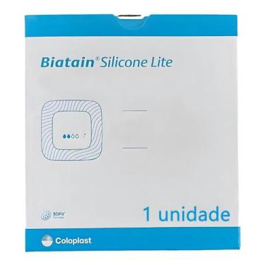 Imagem de Curativo De Espuma Com Silicone Biatain Lite 12,5x12,5cm - Coloplast