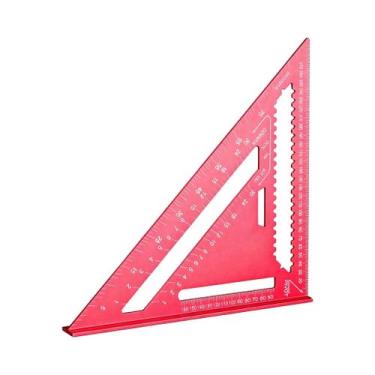 Imagem de Régua Triangular Métrica De Alta Precisão Em Liga De Alumínio, Ferrame