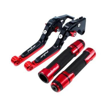 Imagem de Manetes De Embreagem E Freio CNC Dobráveis Ajustáveis Para Motocicleta