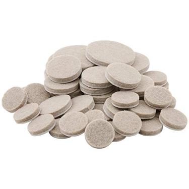 Imagem de SoftTouch Colchões de feltro autocolantes sortidos para móveis – Proteja superfícies de arranhões e danos, bege (pacote com 44)