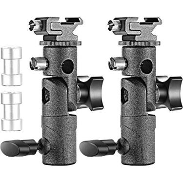 Imagem de Suporte para câmera flash Speedlite, Camera Flash Speedlite Mount 2 Pack, 2 pack Camera Flash Brackets