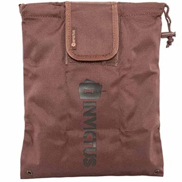 Imagem de Saco De Descarte Tático Invictus 24x30cm Poliéster Com Cordão De Fechamento Marrom