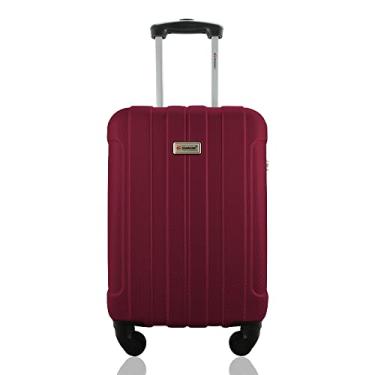 Imagem de Mala de Bordo 10kgs Viagem Rodas 360 Rígida ABS Cadeado Segredo Gladiador A1 Cereja