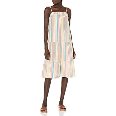 Imagem de Roxy Vestido regata feminino Golden Allure, Branca de Neve Aloha Stripe 213, GG